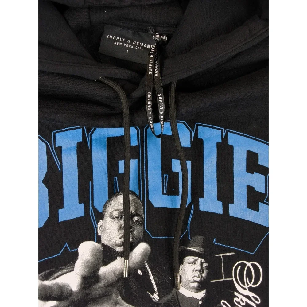 Supply & Demand Biggie Smalls Graphic Hoodie Mens Large Juicy Pullover